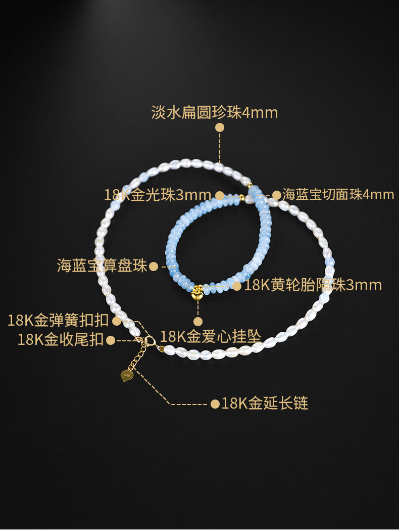 18K Fresh Water Pearl Neckalce