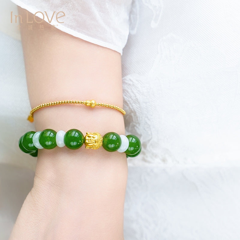 24K Russian Jade Bracelet