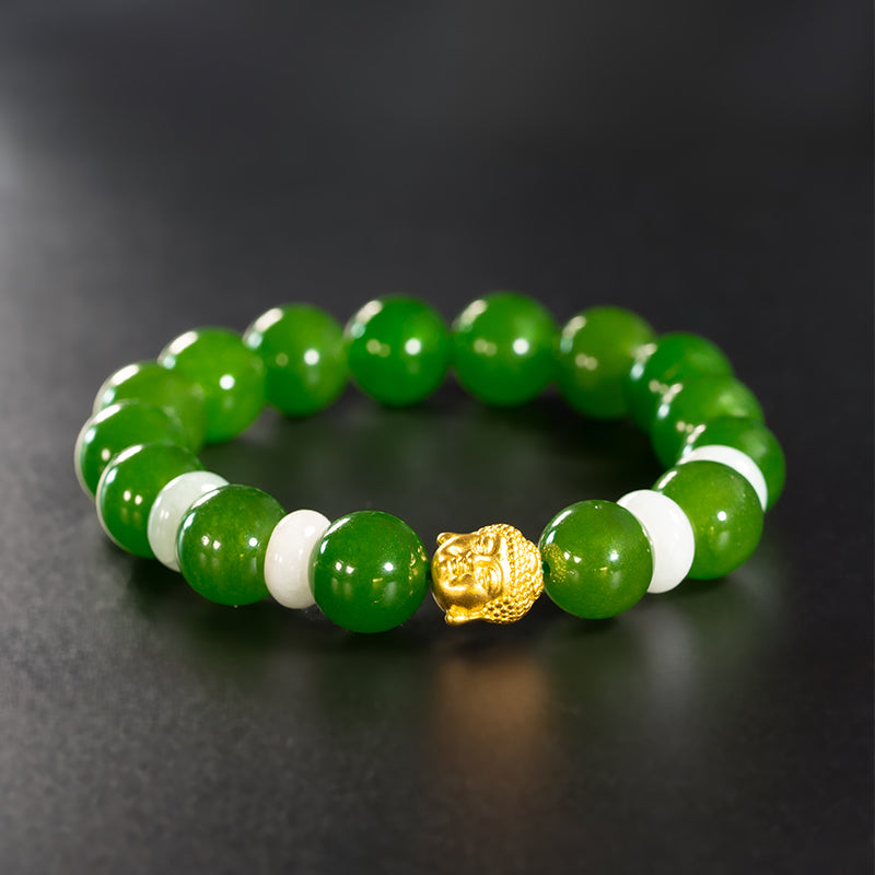 24K Russian Jade Bracelet