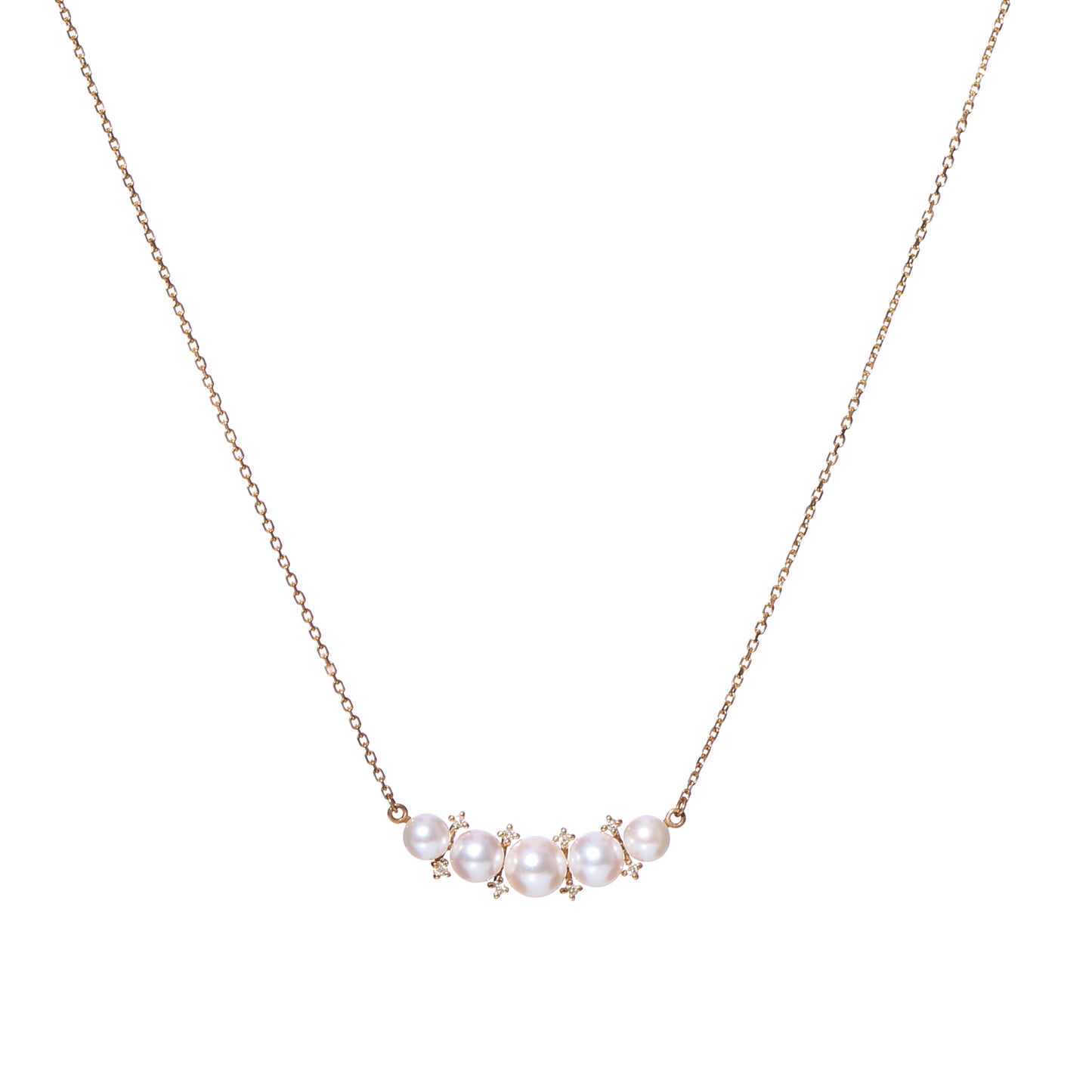 18K Diamond Akoya Galaxy Sparkle Necklace