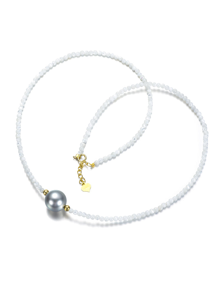 18K Tahitian Pearl Necklace