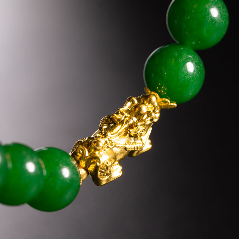 24K Russian Jade Bracelet
